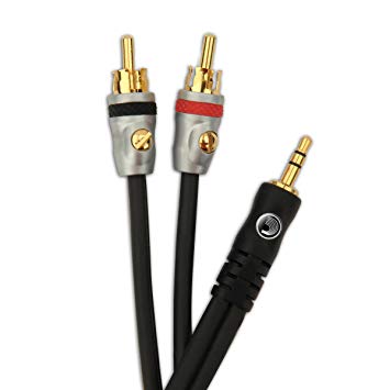 D'Addario PW-MP-05 - 5' DL RCA TO 1/8'' STEREO MALE