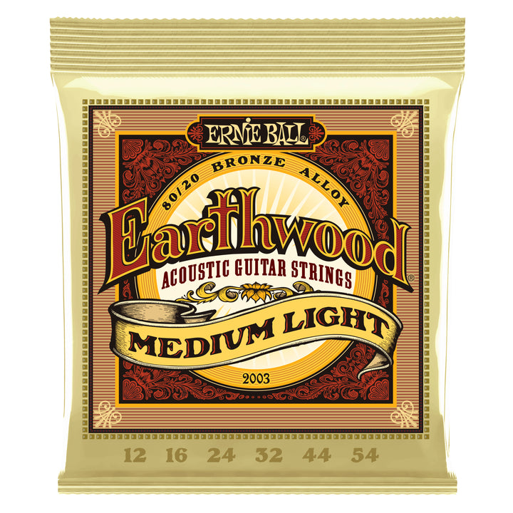 Ernie Ball 2003EB EARTHWOOD MED/LIGHT 80/20 12-54