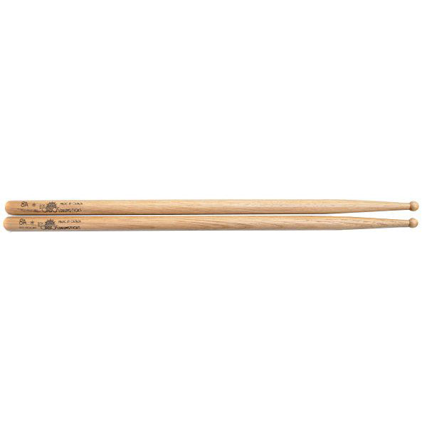 Los Cabos LCD8ARH 8A Drum Sticks-Red Hickory