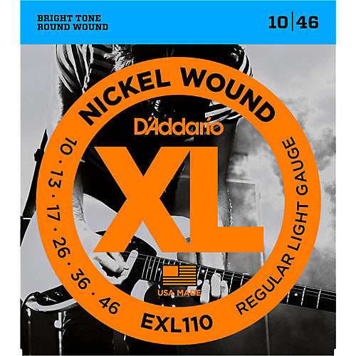 D'Addario EXL110 - Set Elec Gtr XL Reg Lite
