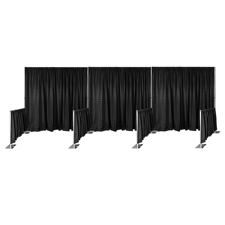 Banjo Cloth Drape (Includes Hardware) 12’ H x 10’ W Section (RENTAL)