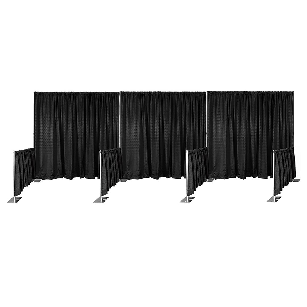 Banjo Cloth Drape (Includes Hardware) 8’ H x 10’ W Section (RENTAL)