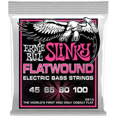 Ernie Ball 2814EB SLINKY FLATWOUND SUPER 45–100