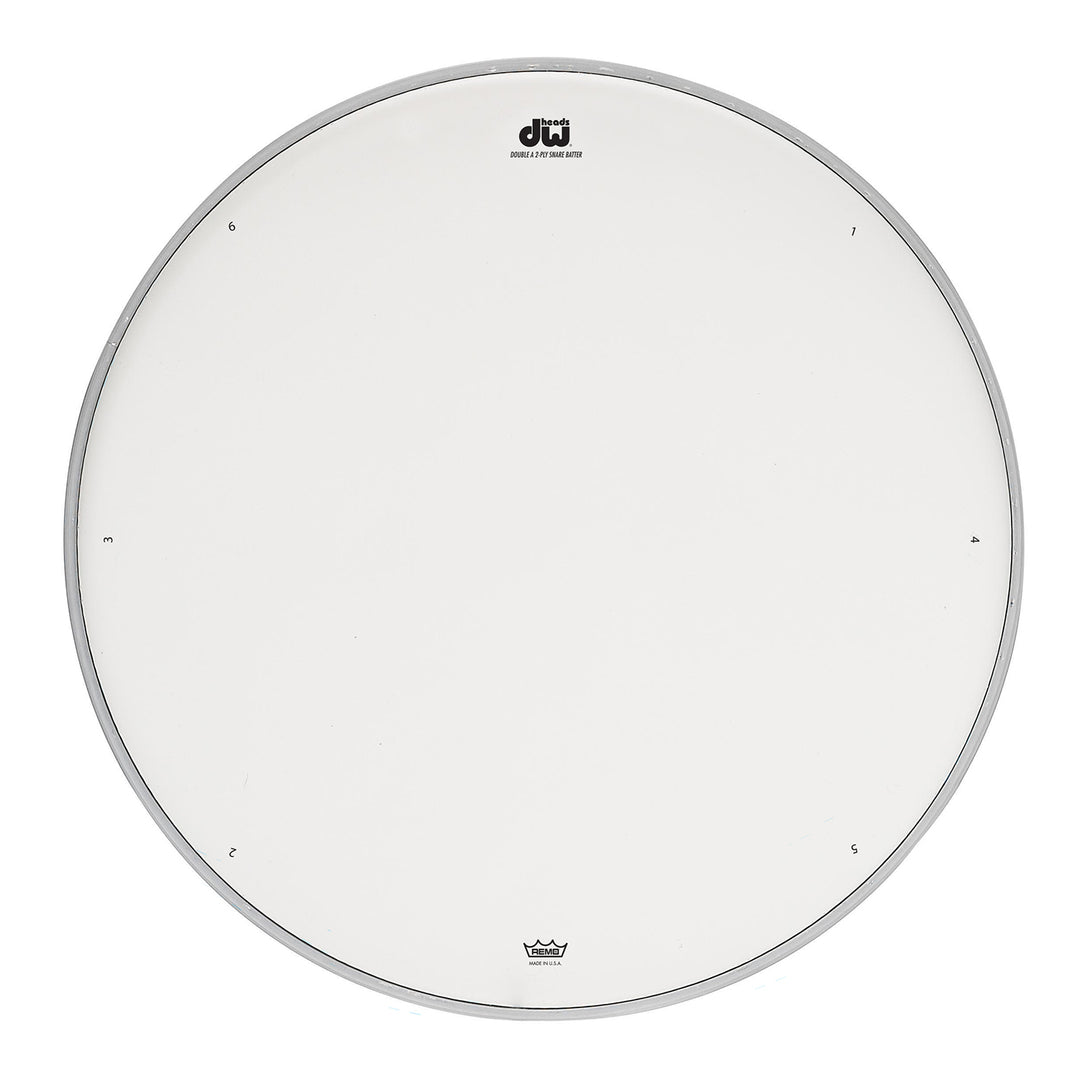 DW DRDHCW12 Coated Snare Drum Head w/ Tuning Sequence - 12”