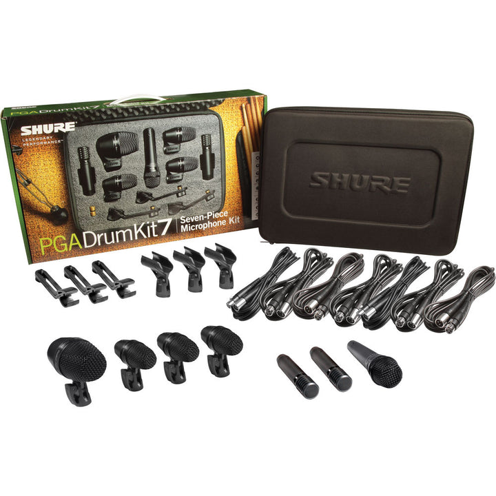 Shure PGADRUMKIT Drum Microphone Kit 7-Piece