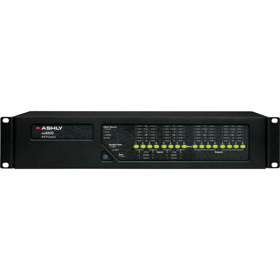 Ashly ne8800m w/ 4-ch mic inputs