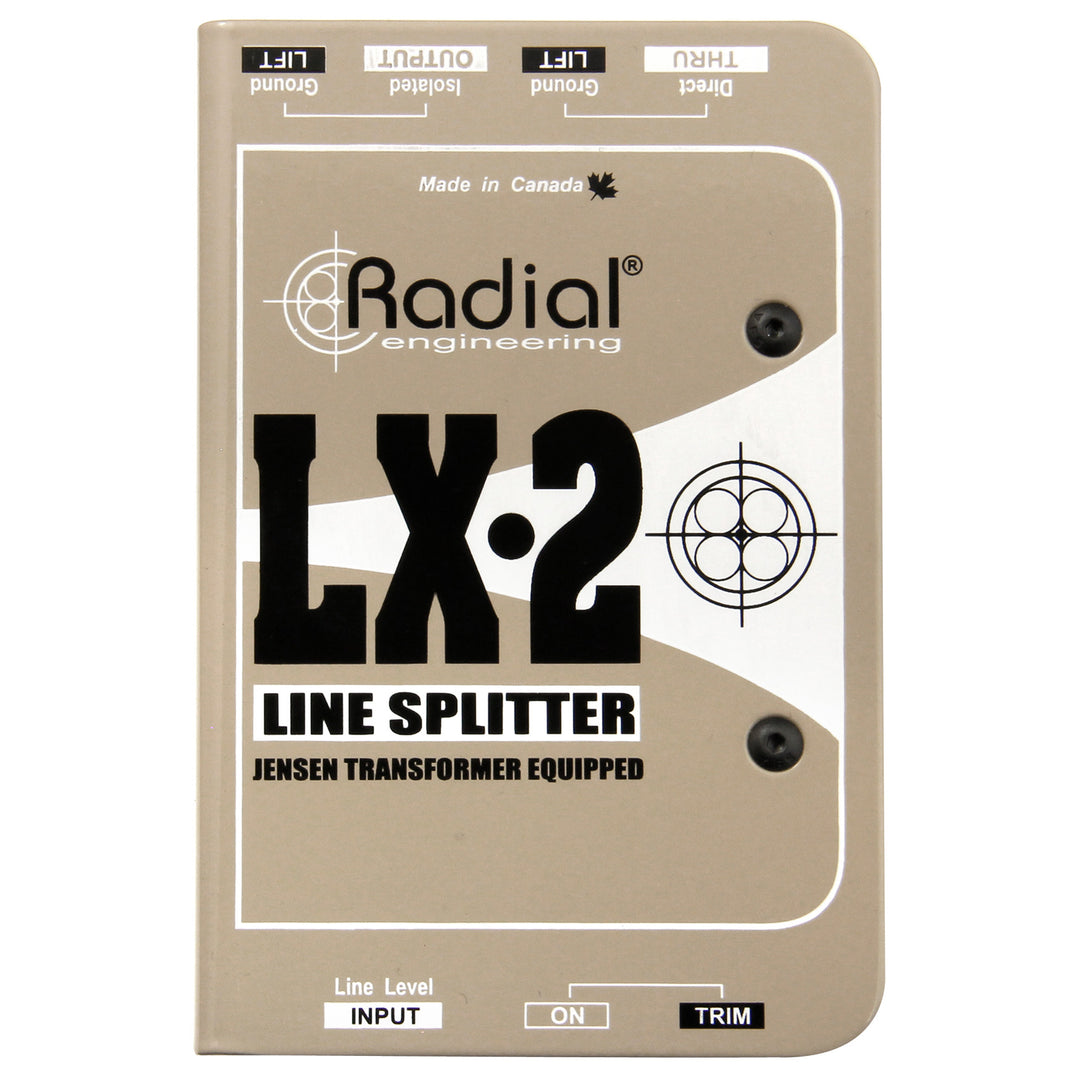 Radial LX-2 Passive Line Splitter and Attenuator