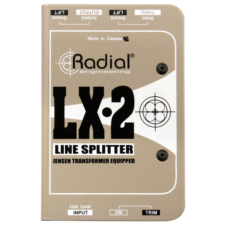 Radial LX-2 Passive Line Splitter and Attenuator