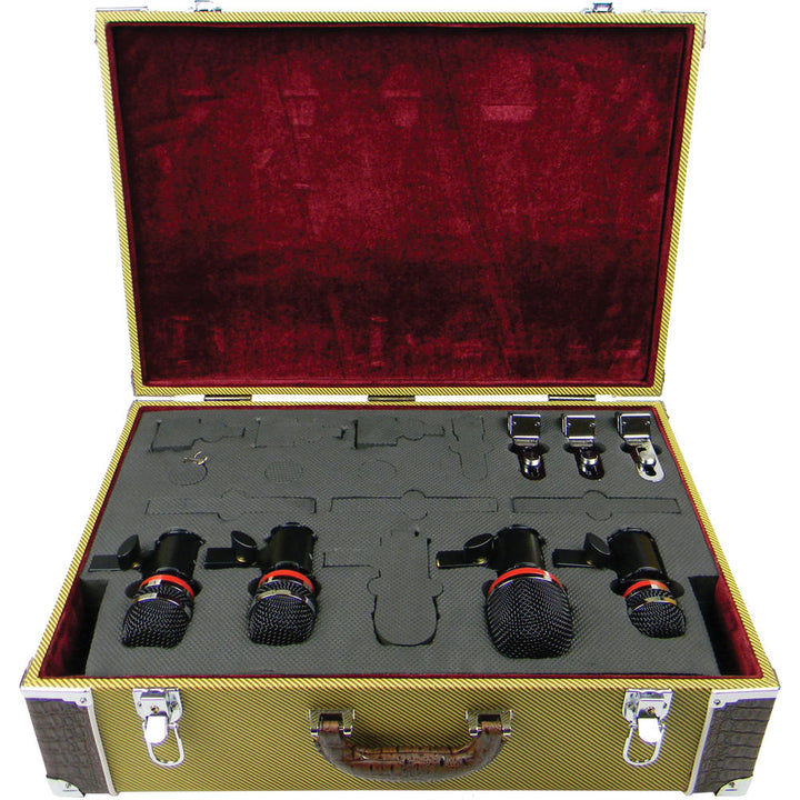Avantone Pro CDMK4 4-Mic Drum Microphone Kit (1x MONDO, 1x ADM, 2x ATOM)