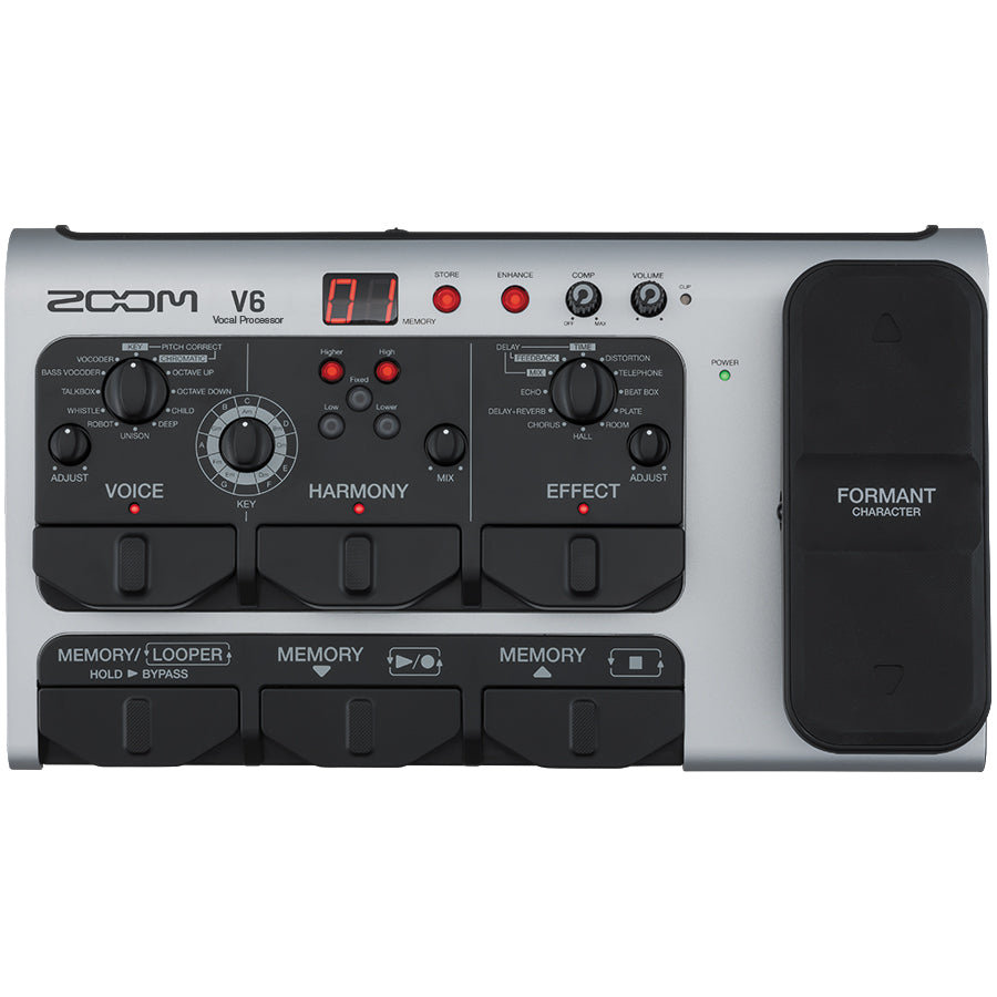 Zoom V6 Vocal Processor Effect Pedal