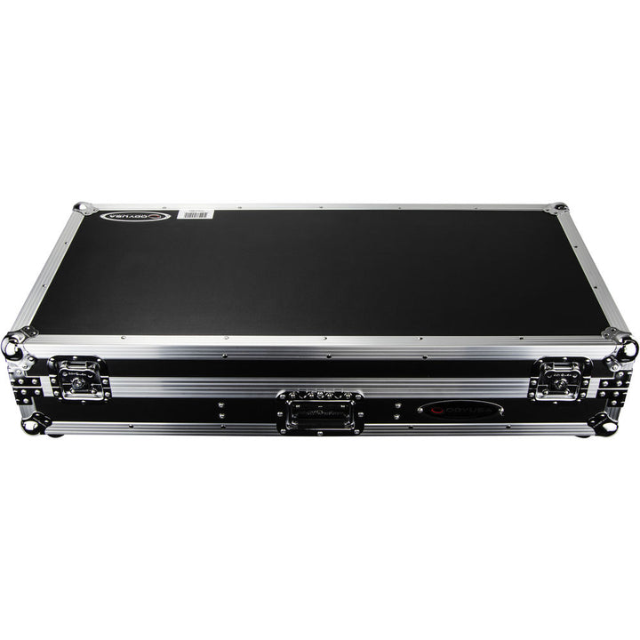 Odyssey FZ10CDJWXD Coffin Flight Case for 10” DJ Mixer & 2x Media Players - Silver and Black