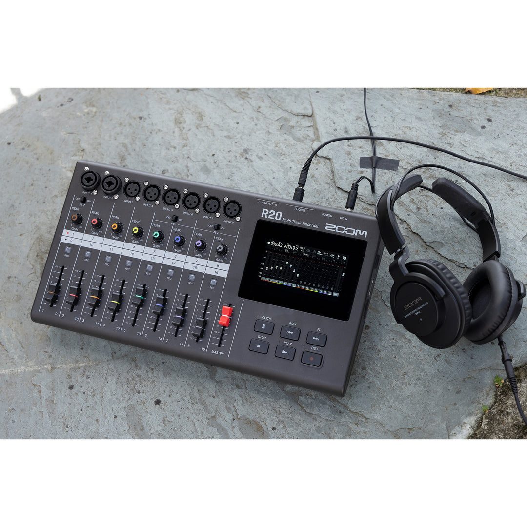 Zoom R20 Multi Track Recorder Interface Controller Sampler