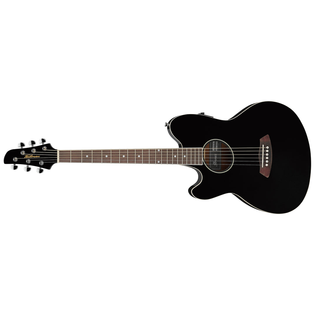 Ibanez TCY10LE Acoustic-Electric Guitar Left-Handed - Black High Gloss