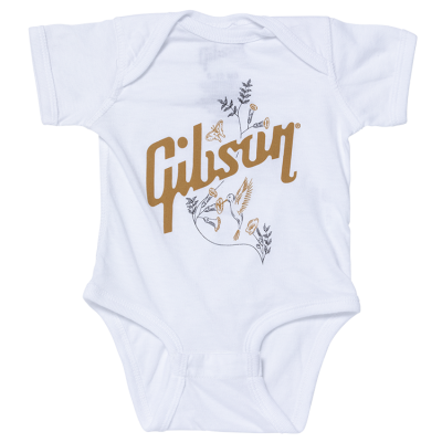 Gibson Hummingbird Onesie (White)