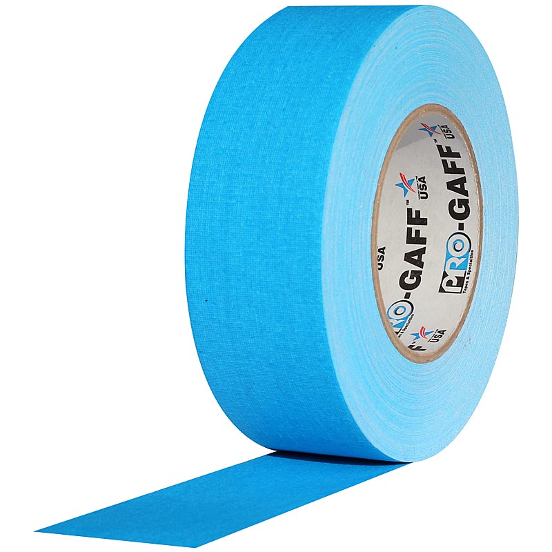 Pro Tape Pro Gaff 2”x50yd Cloth Tape - Fluorescent Blue
