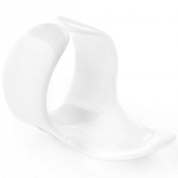 Dunlop JD9021R Fngrpks Plstc White Lrg 12/Pk