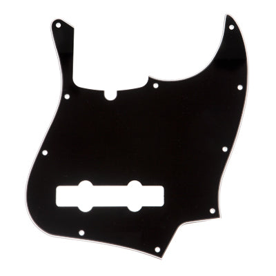 Fender Pickguard for 5-String Jazz Bass 10-Hole Mount 3-Ply - Black