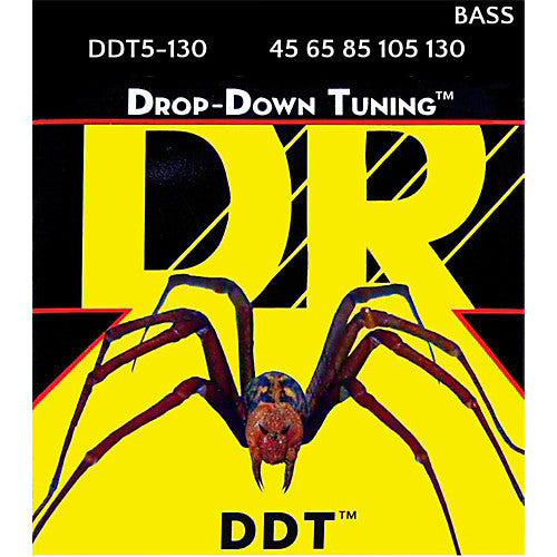 DR Strings DDT5-130 (Medium 5's) - DDT: Drop Down Tuning: 45, 65, 85, 105, 130