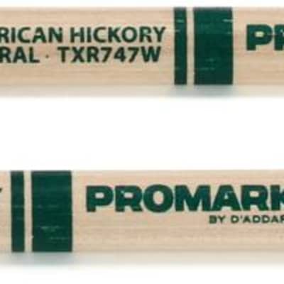 Promark TXR747W - Promark American Hickory 747 Wood Tip Rock Drumsticks