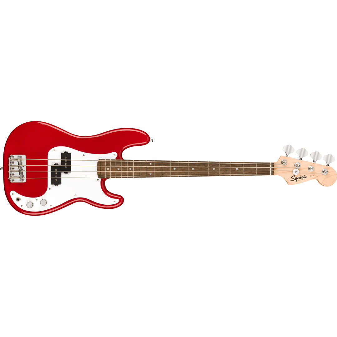 Squier Mini Precision Bass Laurel Fingerboard Electric Bass Guitar - Dakota Red
