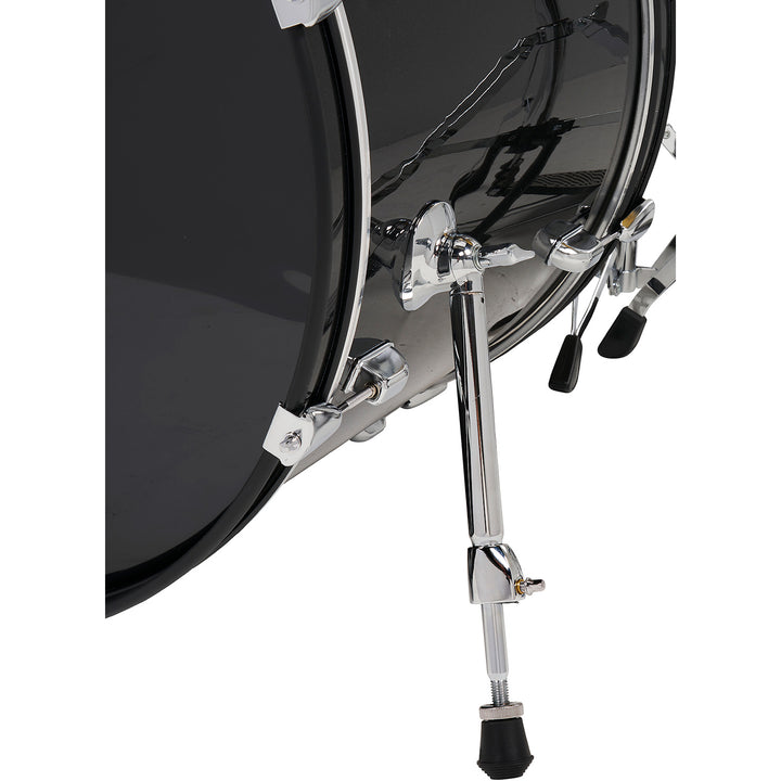 PDP Center Stage 5-Piece Complete Drum Kit w/ Hardware, Cymbals & Throne (7x10, 8x12, 12x14F, 14x20, 5x14 Snare) - Iridescent Black Sparkle