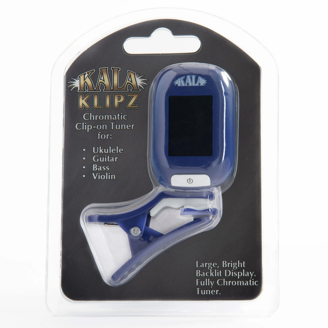 Kala KLIPZ Clip on Tuner for Ukulele - Blue