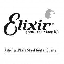 Elixir 13018 Anti-Rust Plain Steel Guitar String .018
