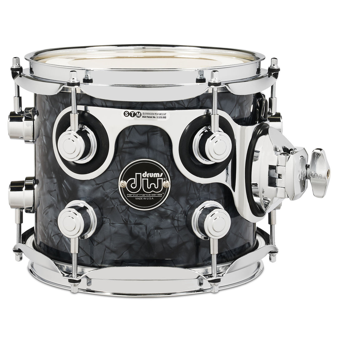 DW Performance Series Tom Tom 7x8 Finish Ply - Black Diamond