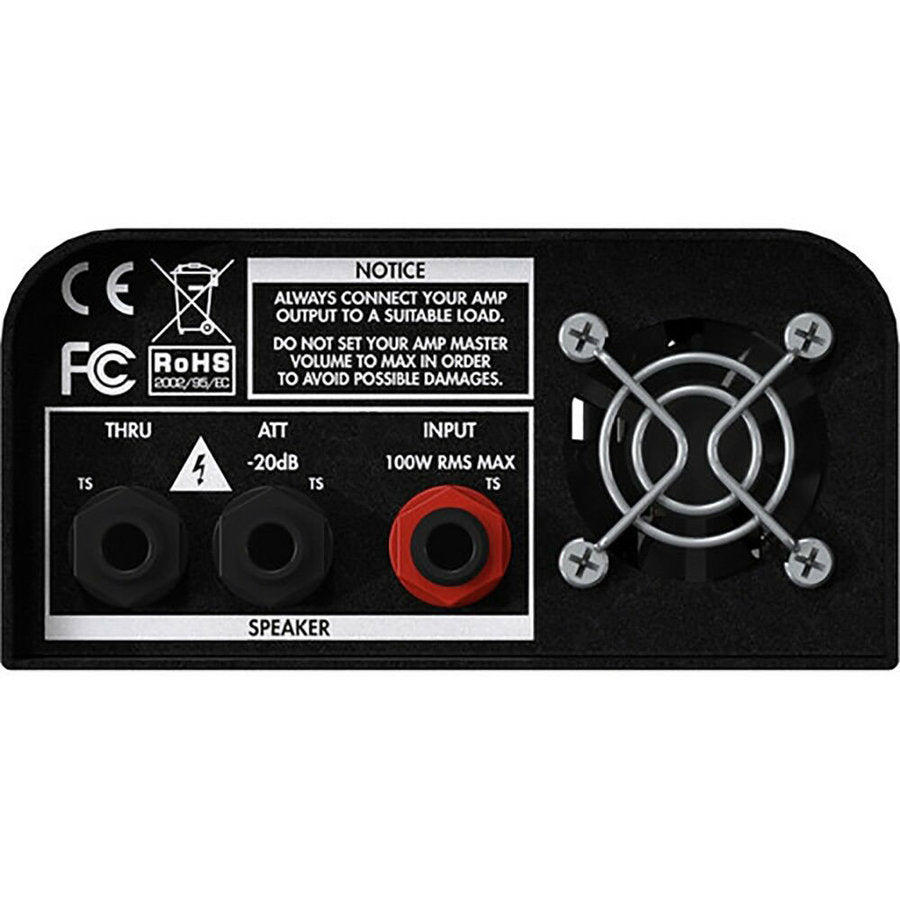 Two Notes Torpedo Captor (16 Ohm) Reactive Load Box, Attenuator, Amp DI and Analog Cab Simulator