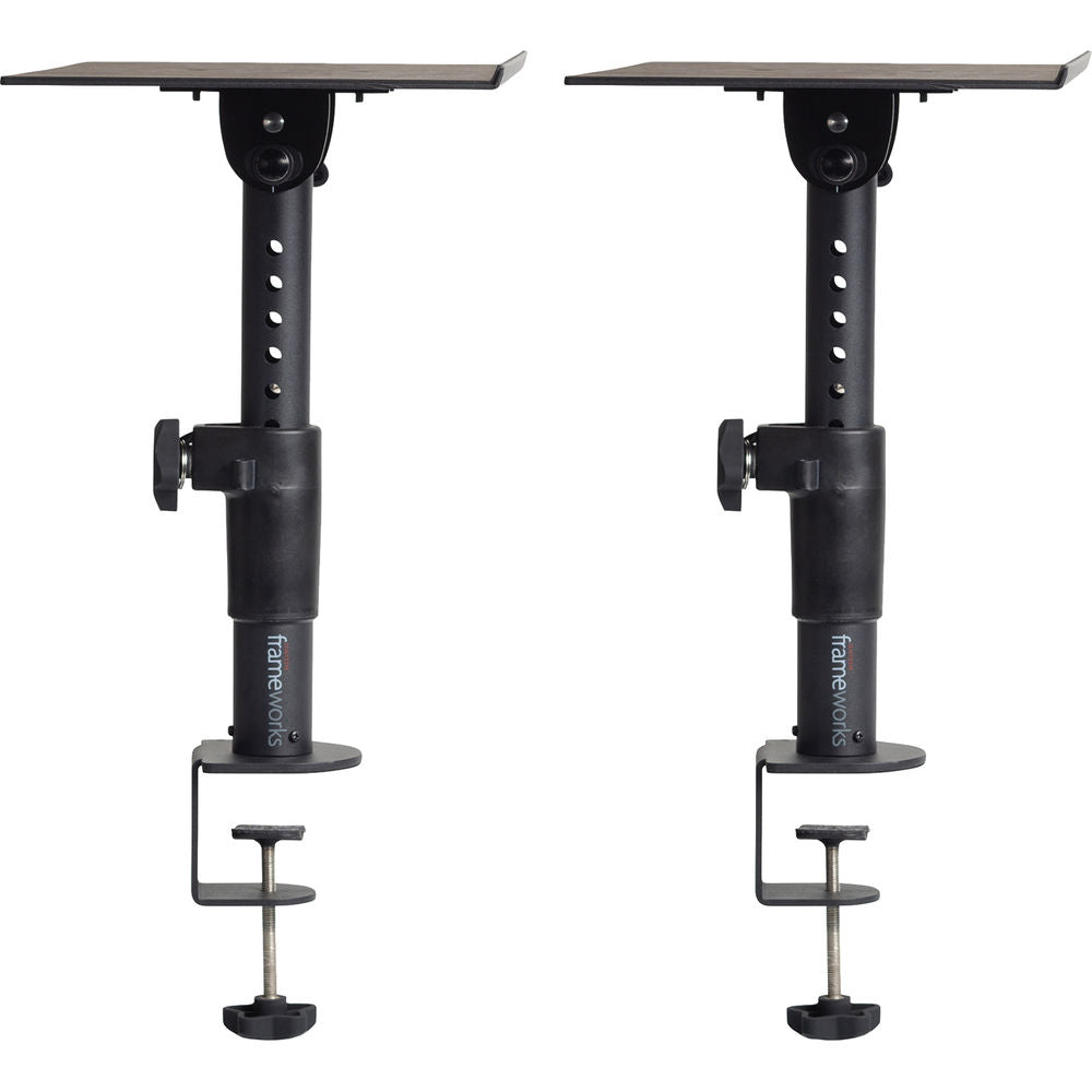 Gator Framework Desktop Studio Monitor Clamp-On Stands - Pair