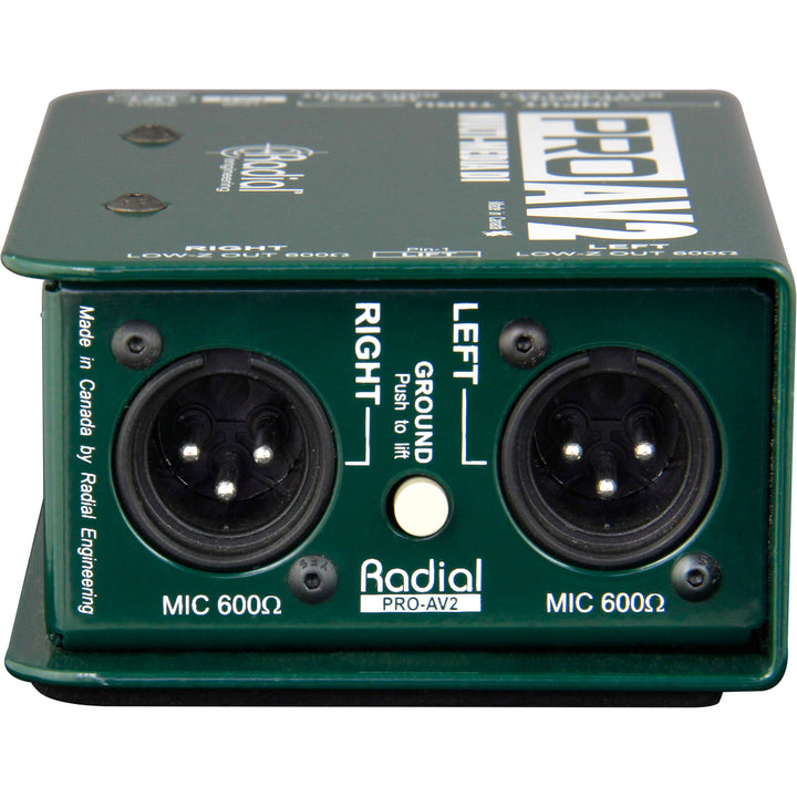 Radial ProAV2 - Audio/Video Passive Stereo Direct Box