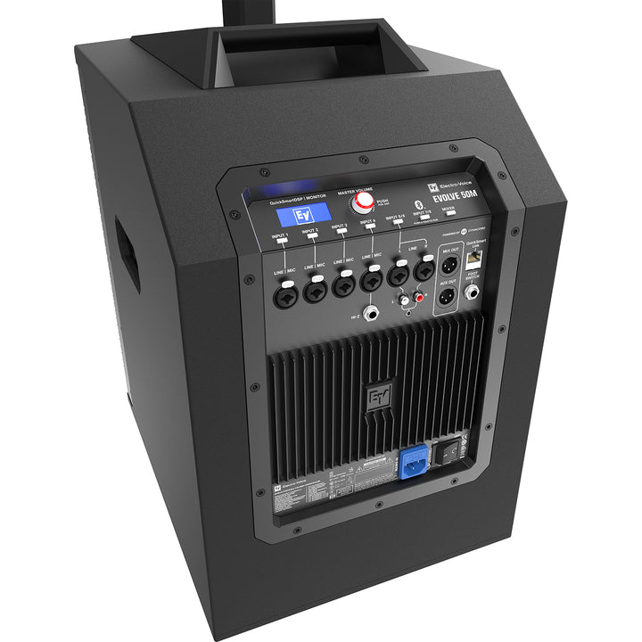 Electro-Voice Evolve 50M Powered Column Speaker System w/ Mixer - Black