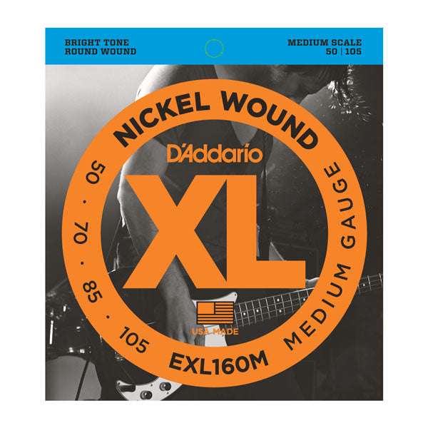 D'Addario EXL160M - SET BASS XL 50-105 MED SCALE