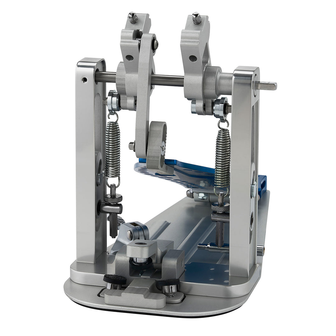 DW CPMDD2BL Machined Direct Drive Double w/ Blue Footboard & Heel