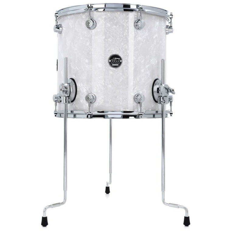 DW Performance Series Floor Tom 14x16 Finish Ply - White Marine