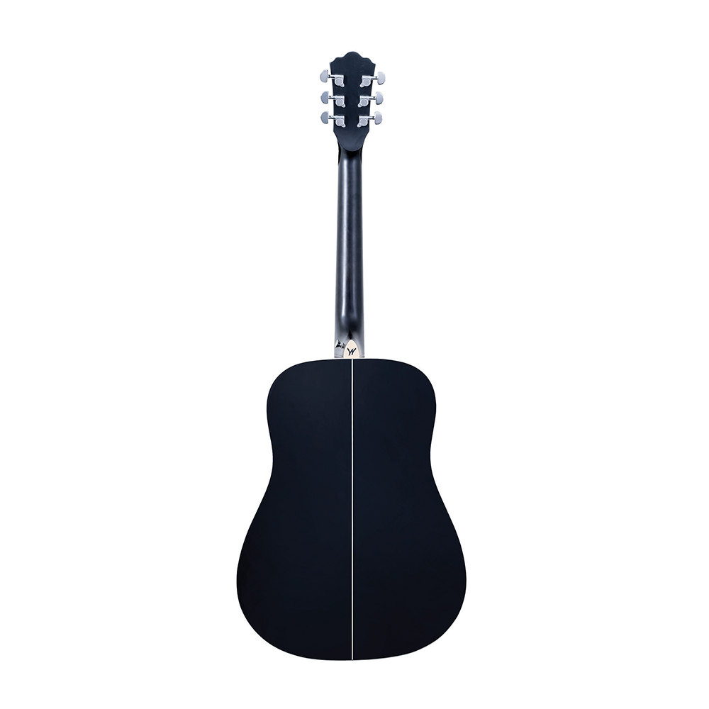 Washburn DFBDB Deep Forest Dreadnought, Poplar Burl Top, Okoume Back & Sides, Black Fade Gloss