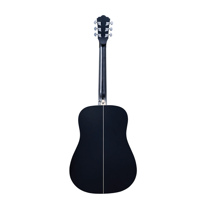 Washburn DFBDB Deep Forest Dreadnought, Poplar Burl Top, Okoume Back & Sides, Black Fade Gloss