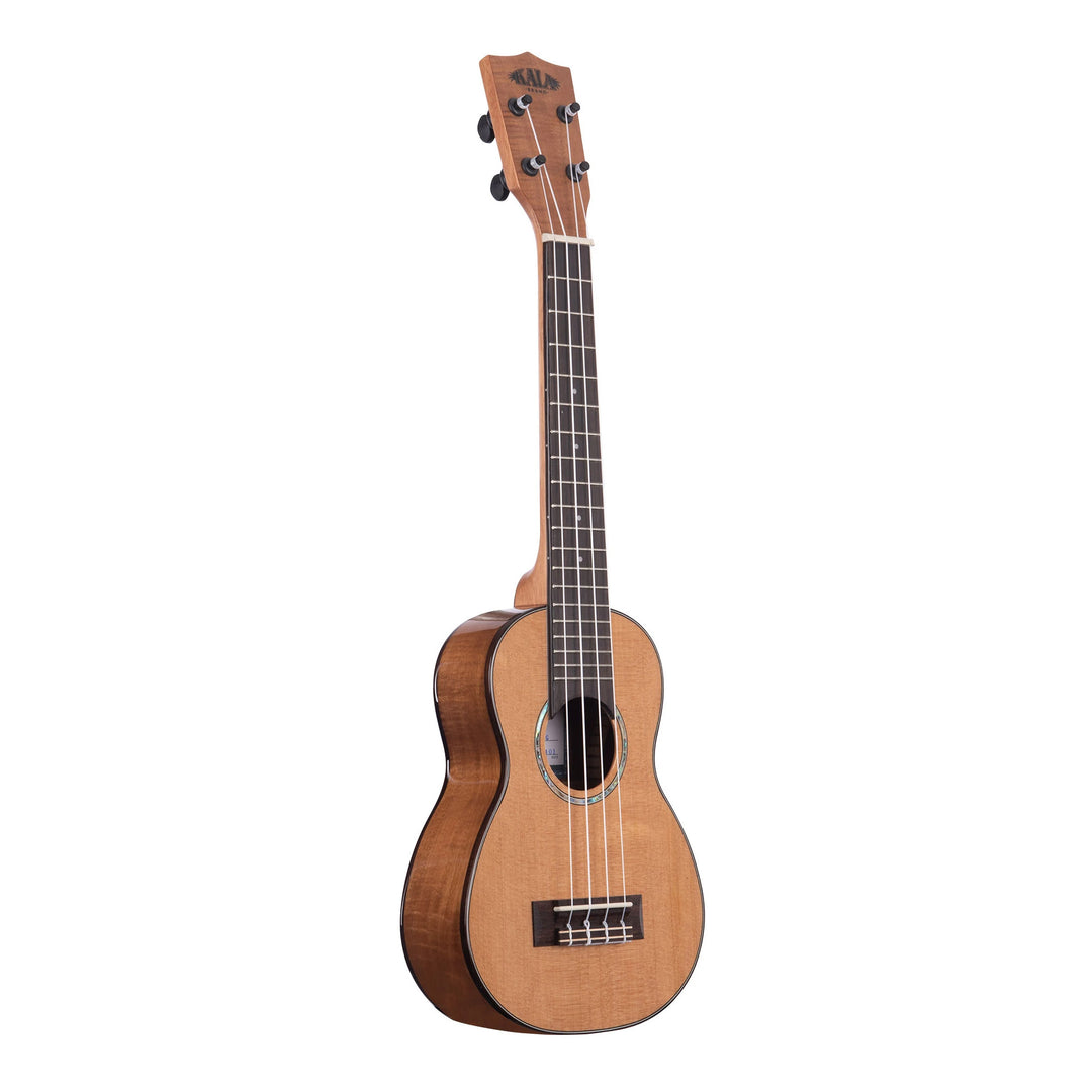 Kala KA-SCAC-SLNG Gloss Solid Cedar Top Acacia Long Neck Soprano