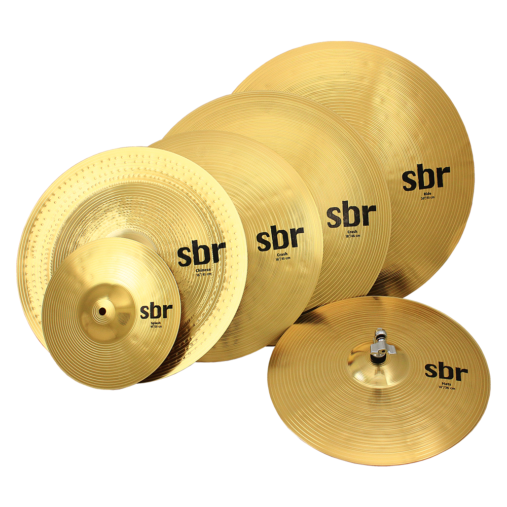 SABIAN SBR Super Set w/free 18" crash Cymbal
