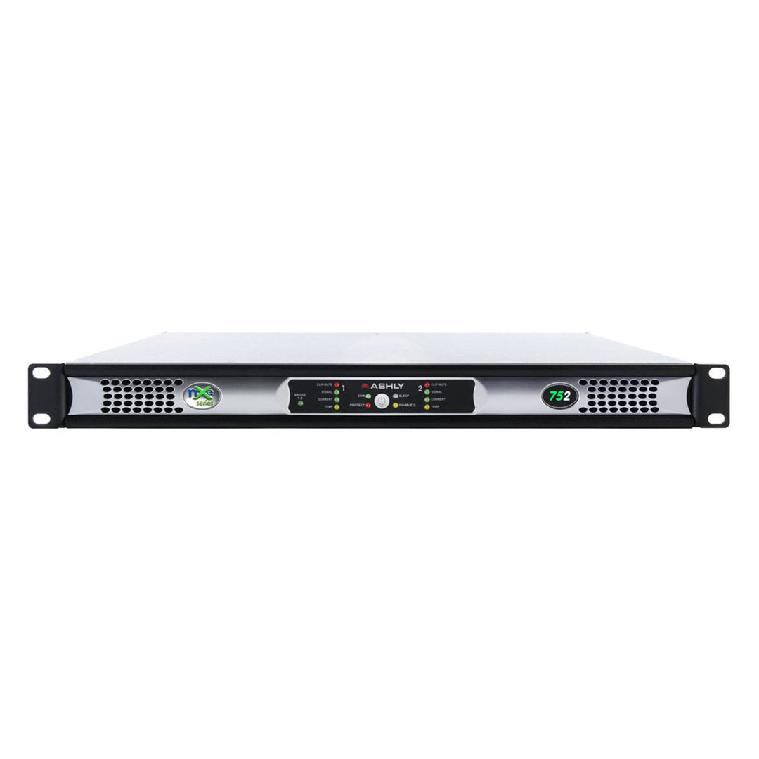 Ashly nXe Series 2-Channel Networkable Multi-Mode Power Amplifier with OPDAC4 & OPDante Cards (2 x 75W)