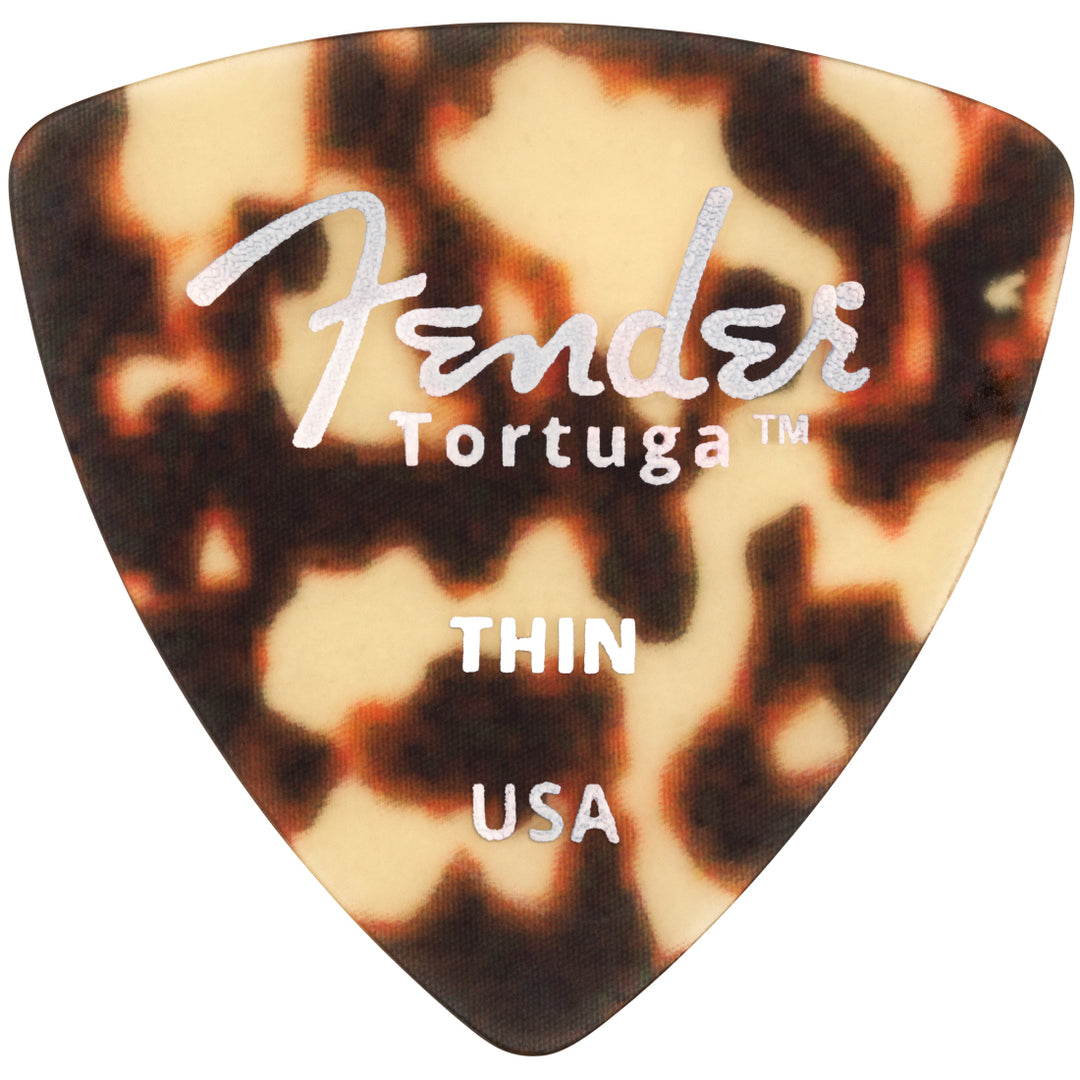 Fender Guitar Pick 346 Shape Tortuga - Shell - Thin, 6-Count