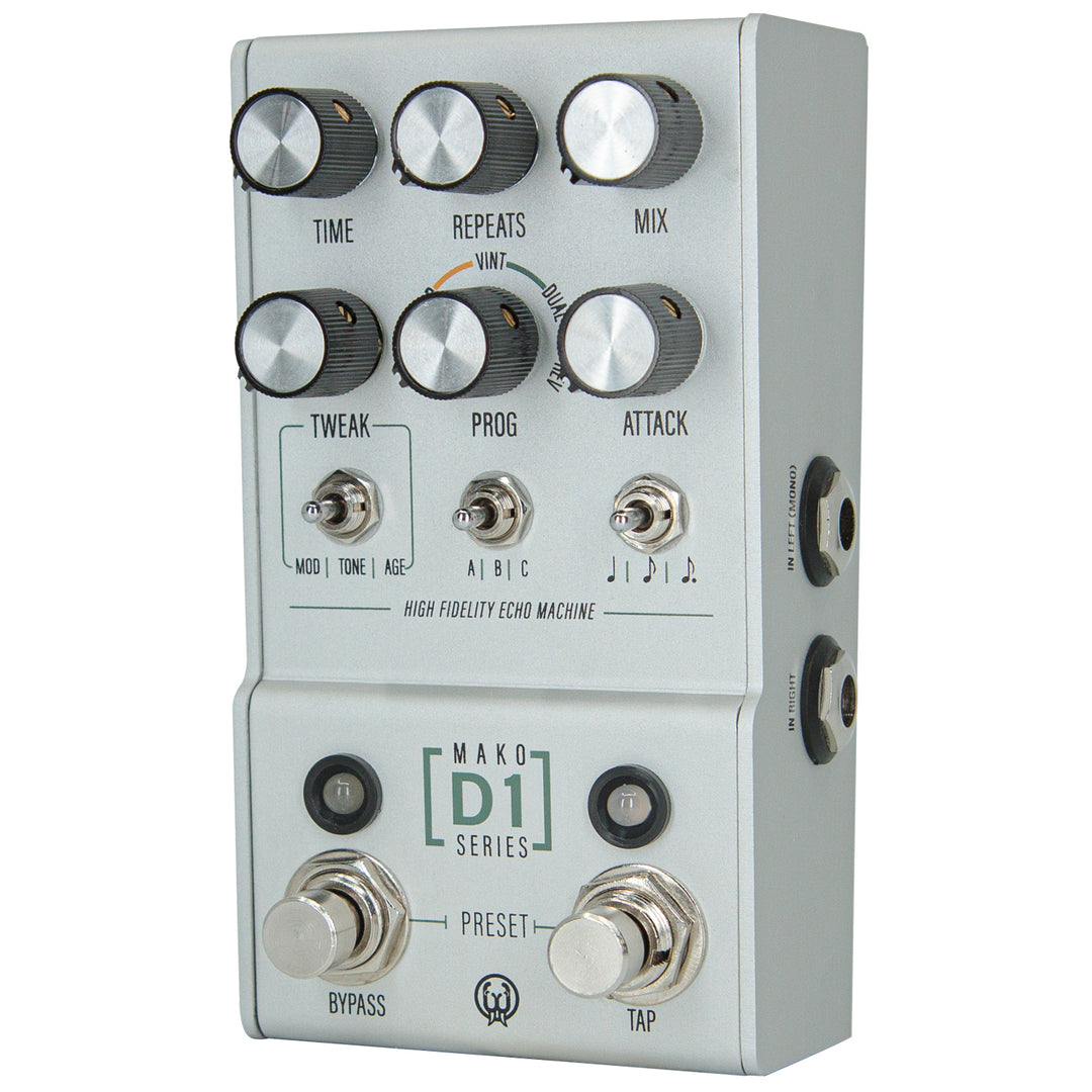 Walrus Audio Mako Series D1 High-Fidelity Delay Guitar Effect Pedal