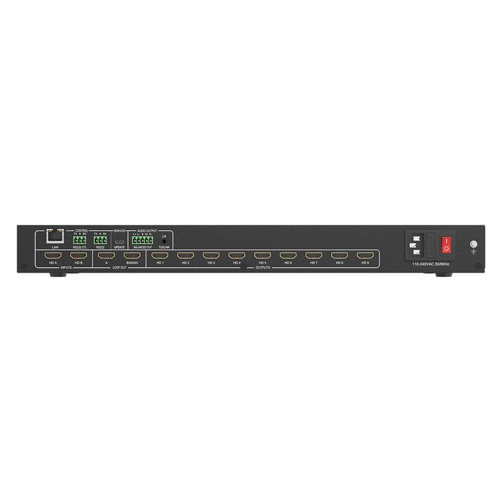 BZBGEAR - 4K UHD HDMI 2.0 3x3 Video Wall Processor with HDCP 2.2 and IP/RS232 Control