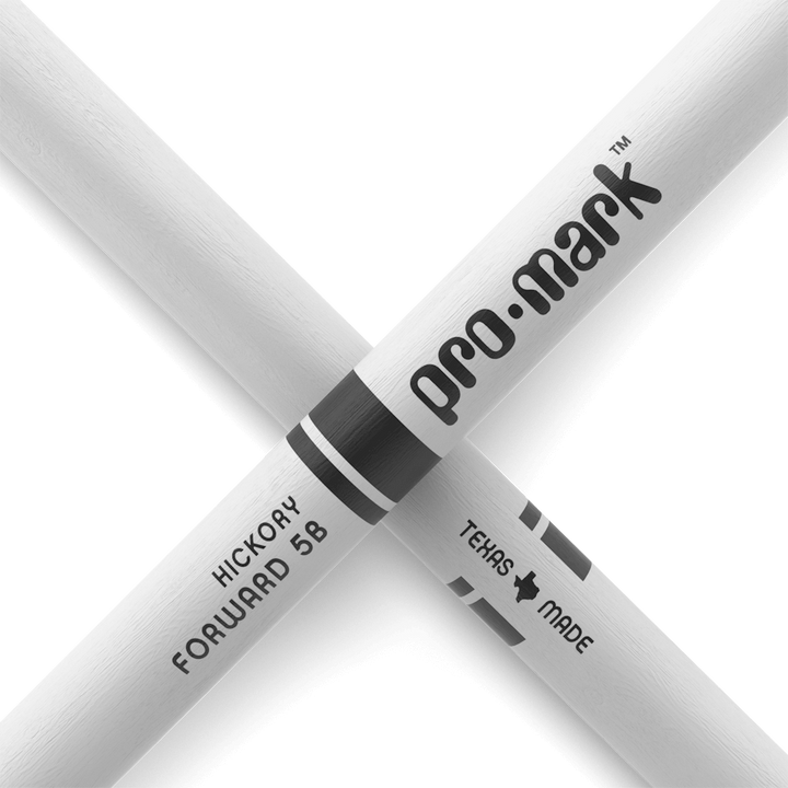 Promark TX5BW-WHITE-Promark Classic 5B Drumsticks -White