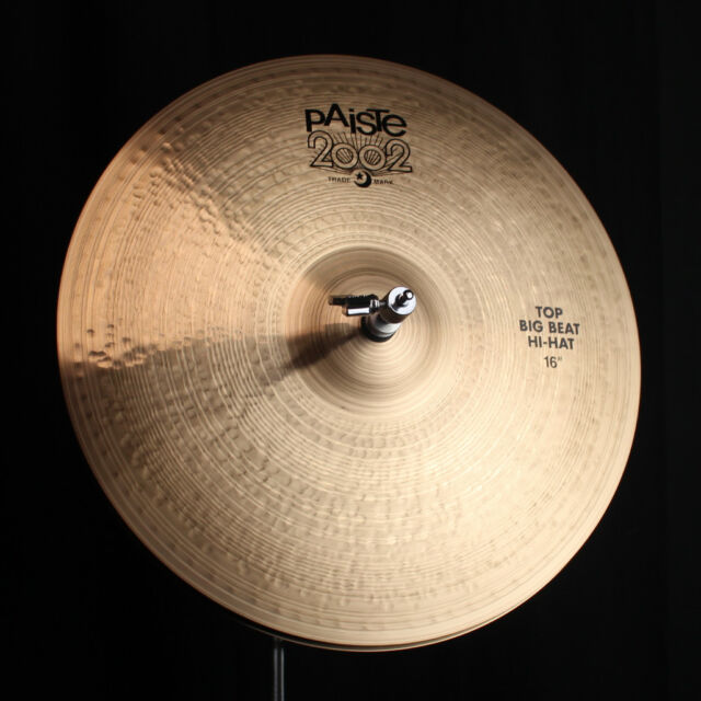 Paiste 2002 Black Big Beat Hi-Hat 16 - 16", Top Only