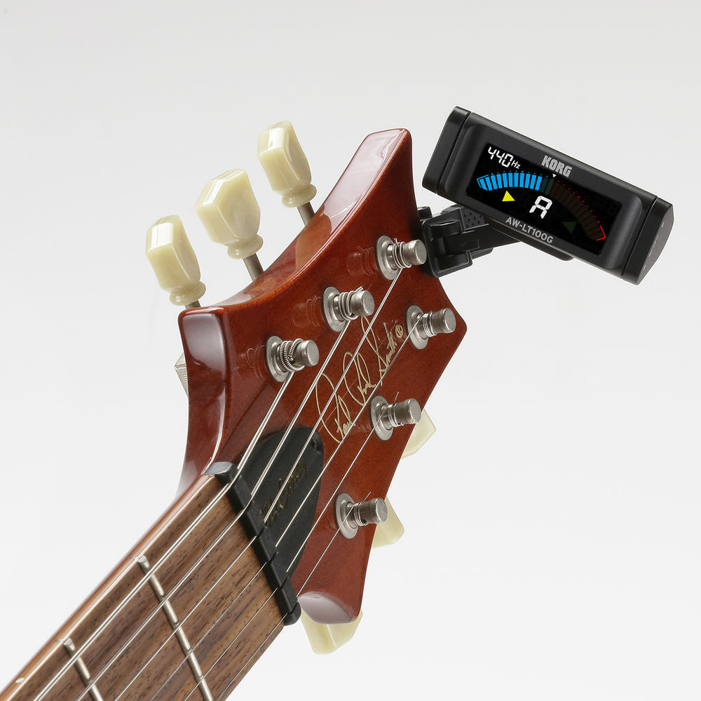 Korg AWLT100G Chromatic Clip-On Tuner for Guitar - Black