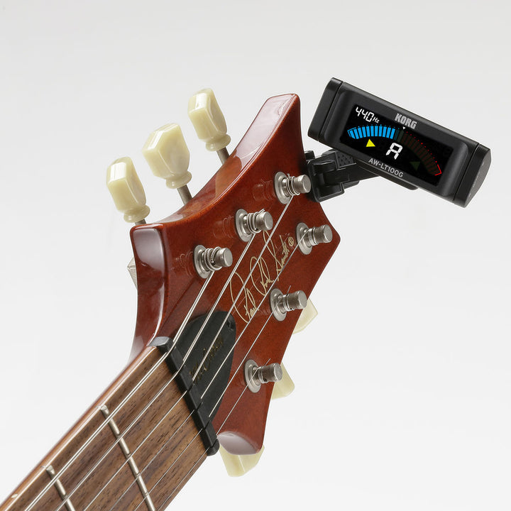 Korg AWLT100G Chromatic Clip-On Tuner for Guitar - Black