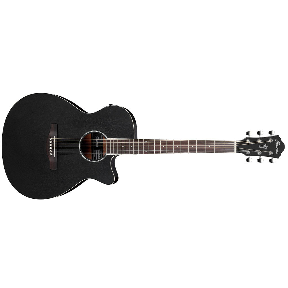 Ibanez AEG7MH Acoustic-Electric Guitar - Weatherd Black Open Pore