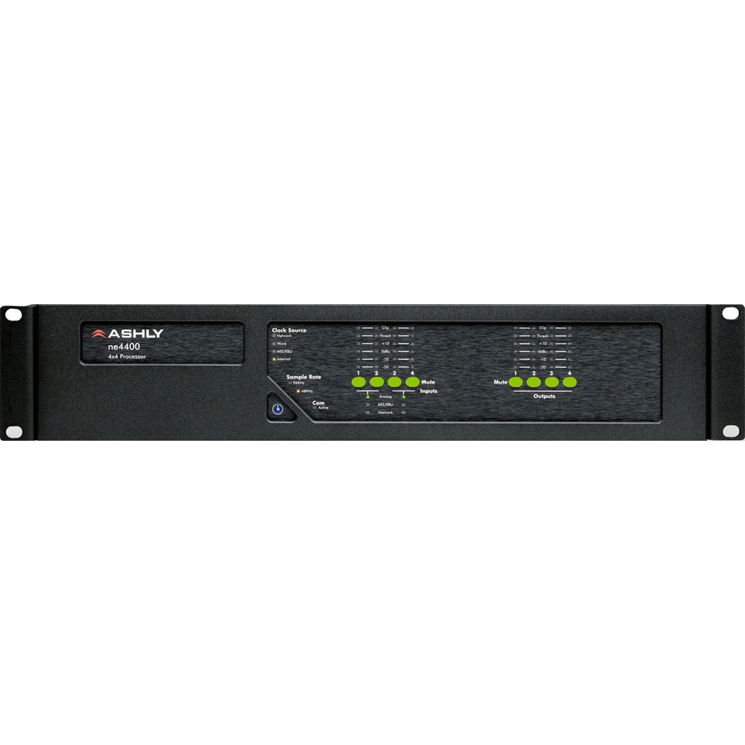 Ashly ne4400m 4x4 Network Protea DSP Processor with Microphone Input Option