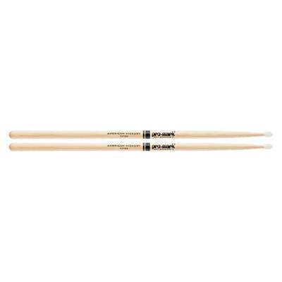 Promark TX7AN -Promark American Hickory 7A Nylon Tip Drumsticks
